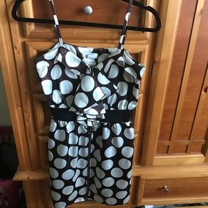 Blown and Cream polka dot size small dress